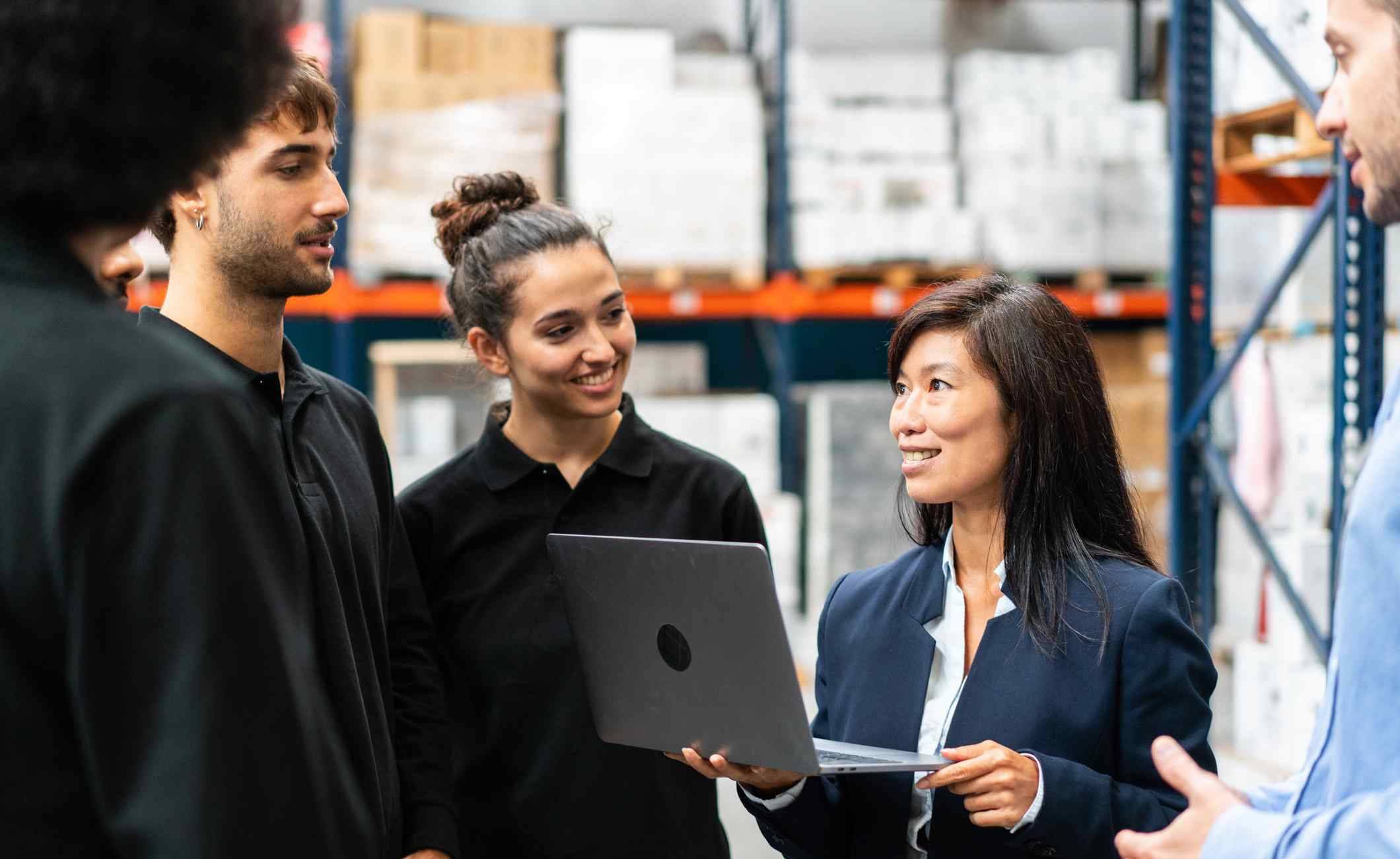 man working on laptop